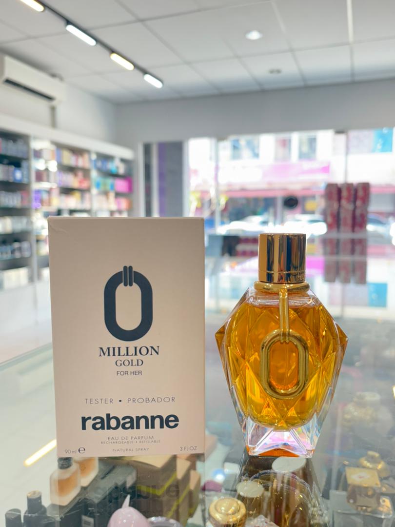 PACO RABANNE MILION GOLD FOR HER 90ML TESTER UNIT