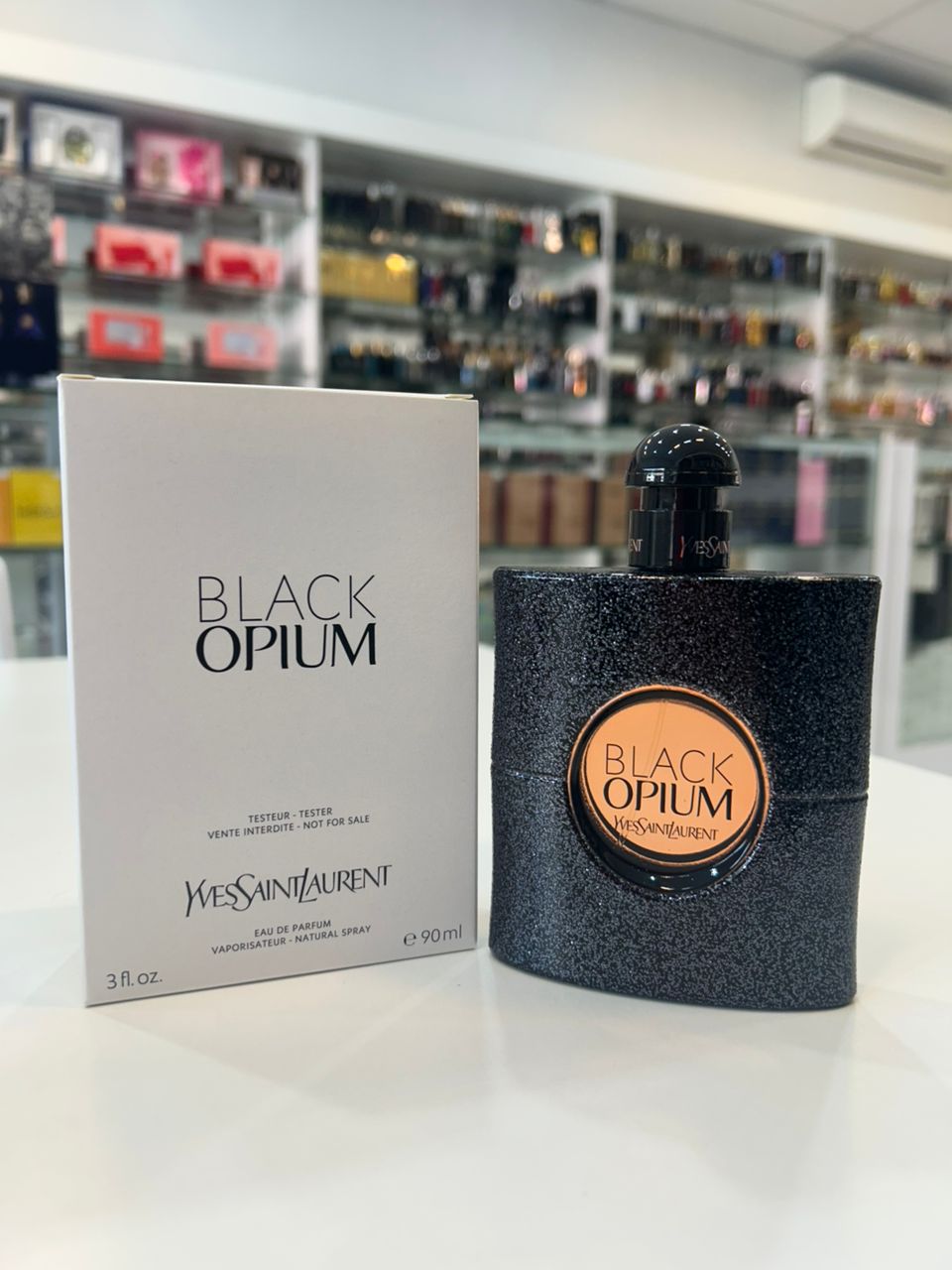 YSL BLACK OPIUM EDP 90ML TESTER UNIT ( WOMEN )